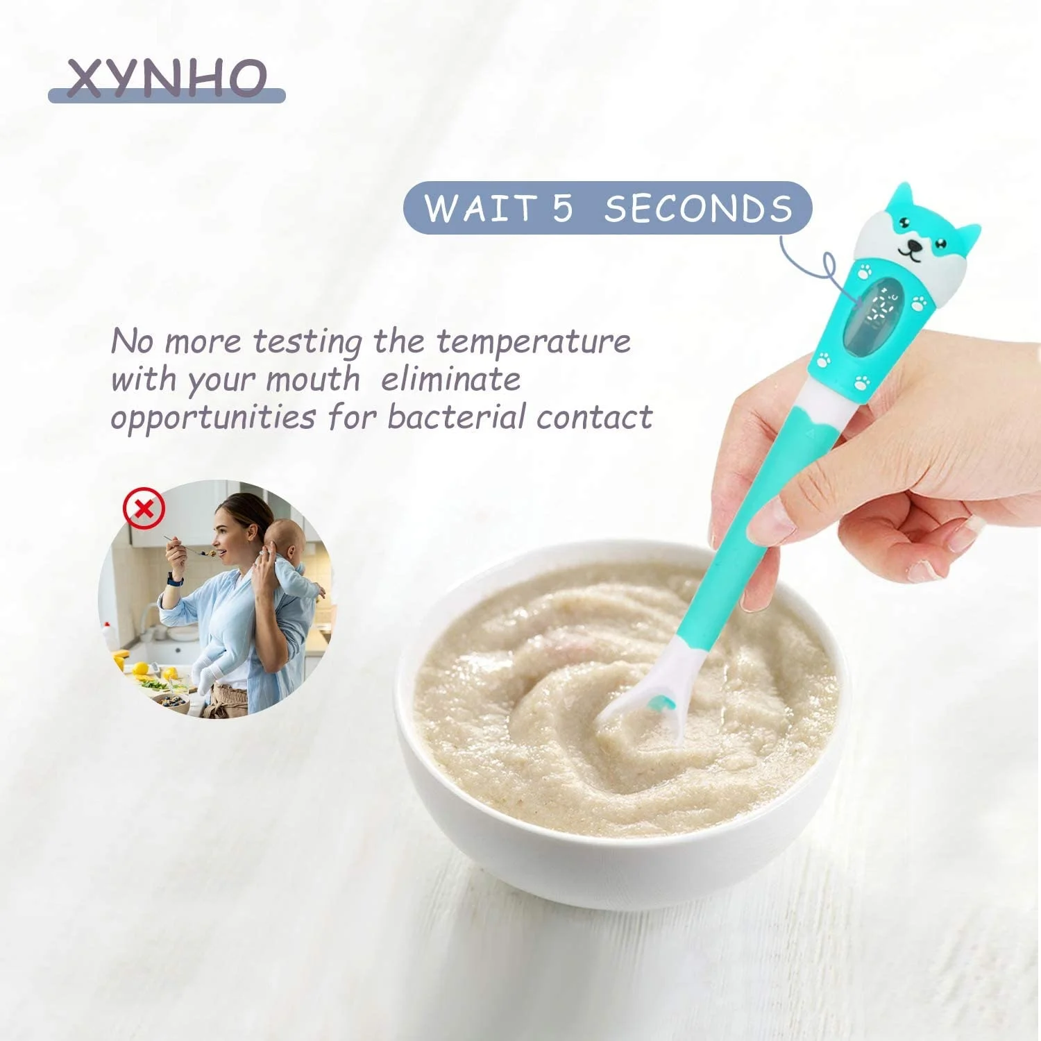 Cuchara Inteligente con Sensor de Temperatura para Bebé