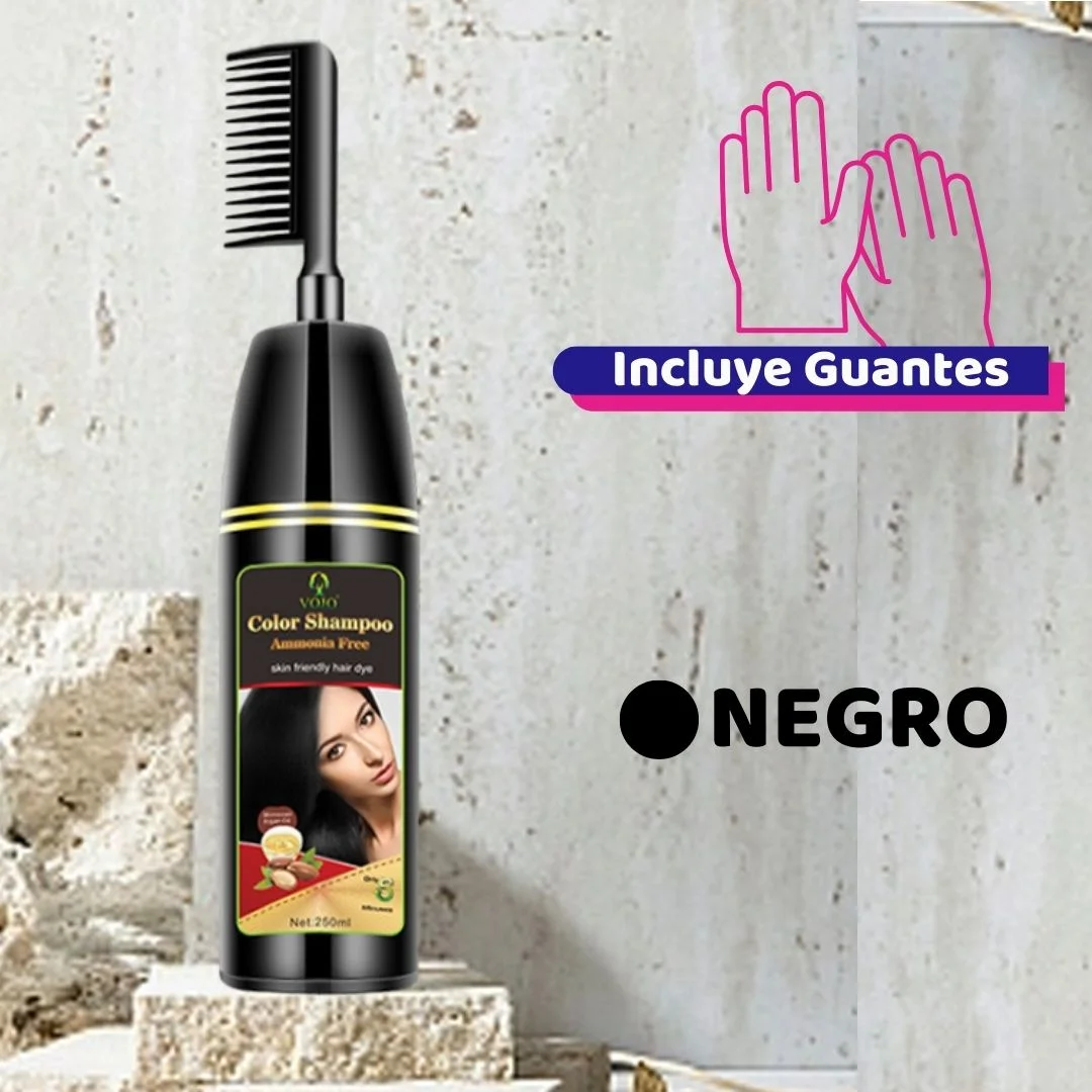 Shampoo Cubre Canas – Color Negro