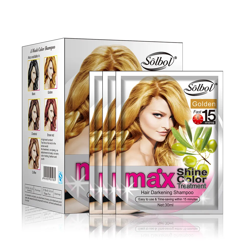 Shampoo Cubre Canas Max Shine – Color Dorado