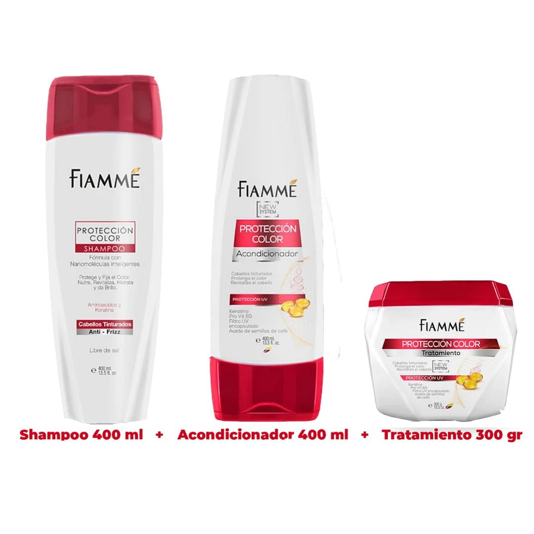 KIT Para Cabello Tinturado Shampoo + Acondicionador + Tratamiento