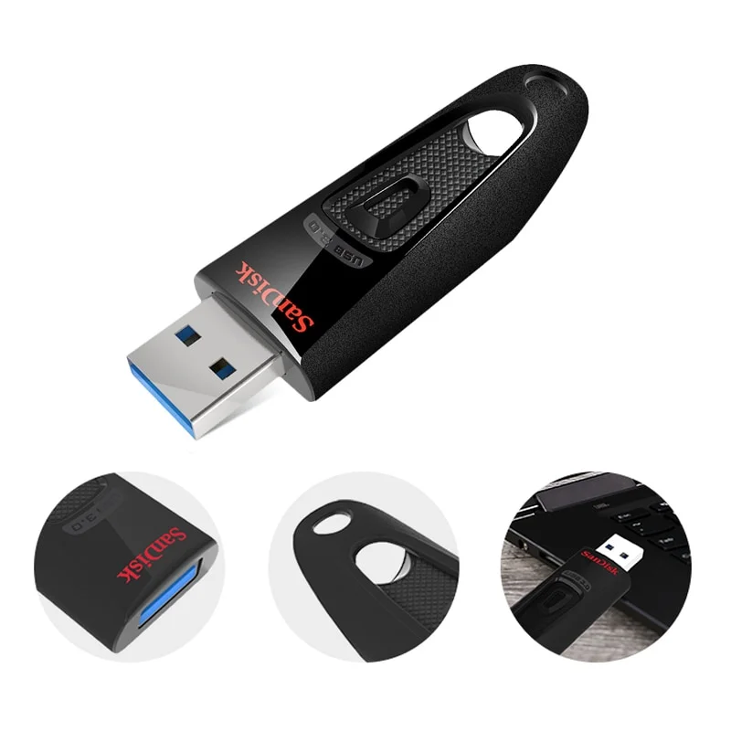 Memoria Usb Sandisk Ultra Flash 3.0 Capacidad 64gb