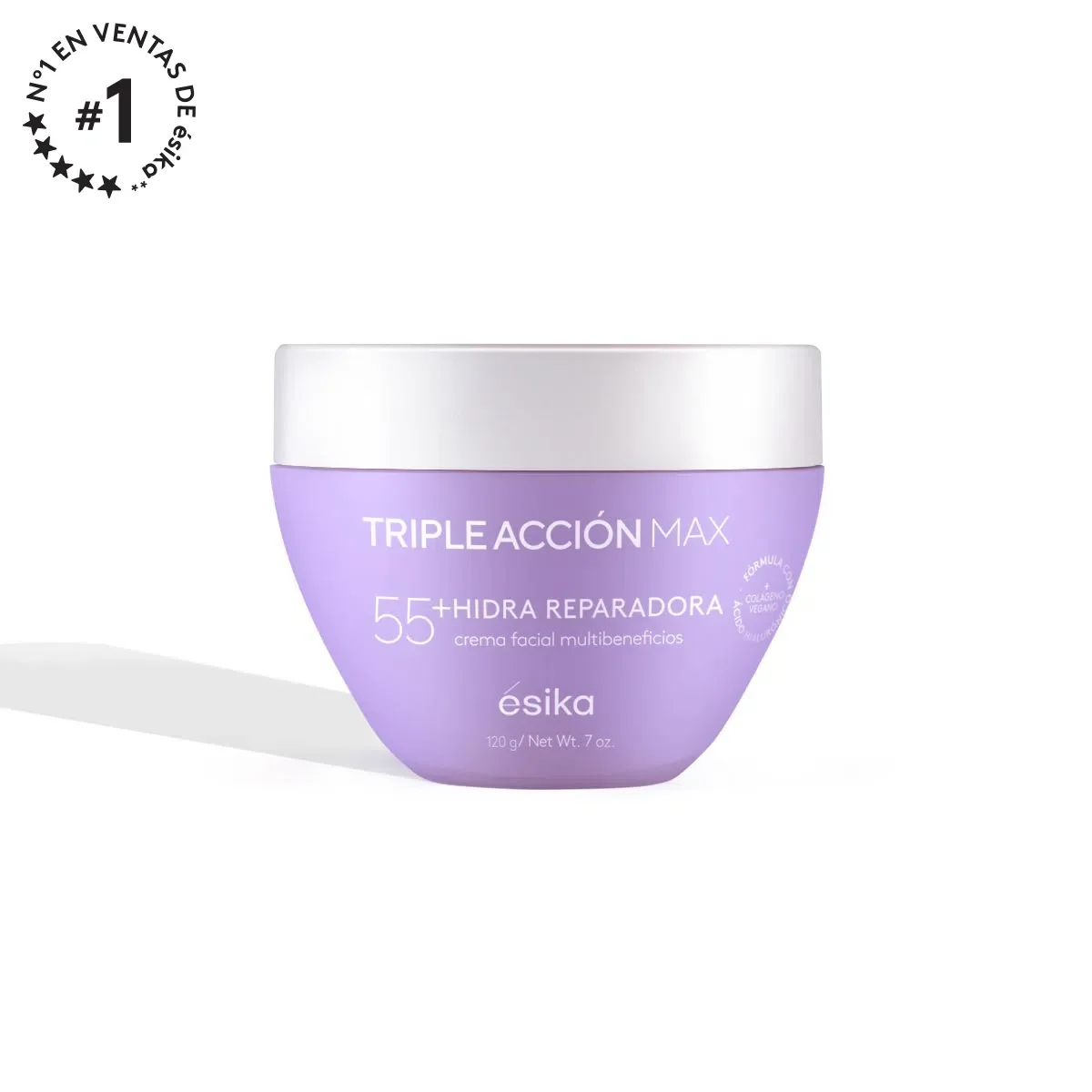Crema facial Hidra Reparadora Triple Acción Max 55+