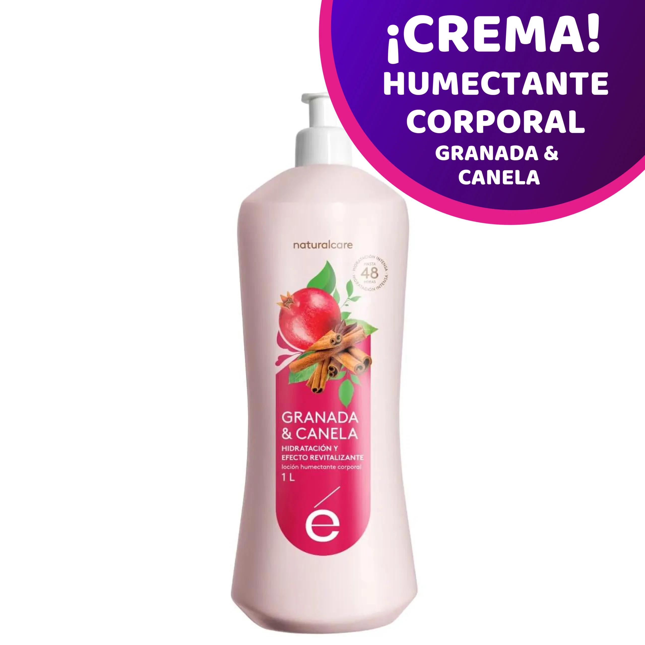 Crema Humectante Corporal Natural Care Granada & Canela