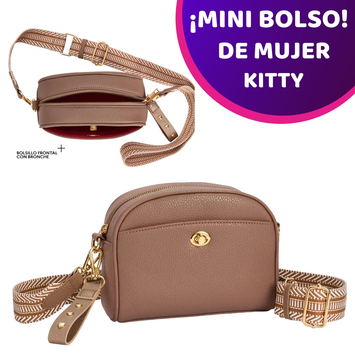Mini Bolso de Mujer Kitty