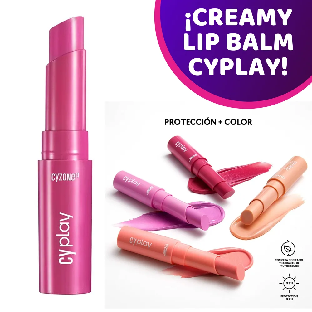 Creamy Lip Balm CyPlay, 3 g