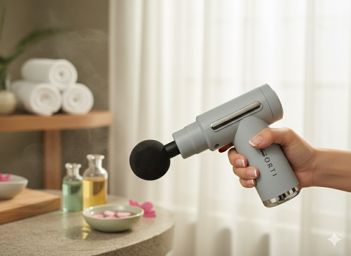 Pistola Masajeador Muscular Electrico USB-C