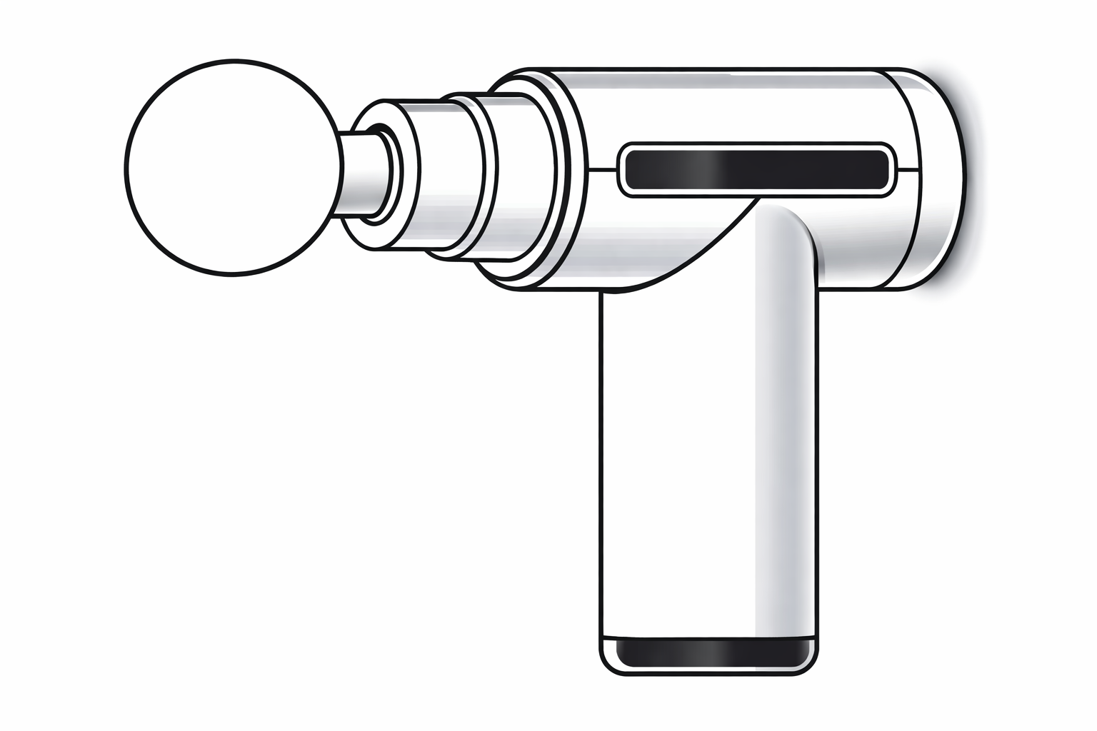 Pistola Masajeador Muscular Electrico USB-C