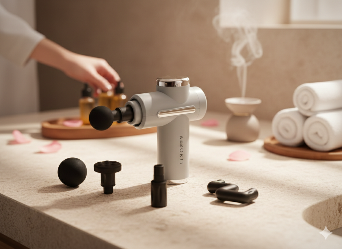 Pistola Masajeador Muscular Electrico USB-C