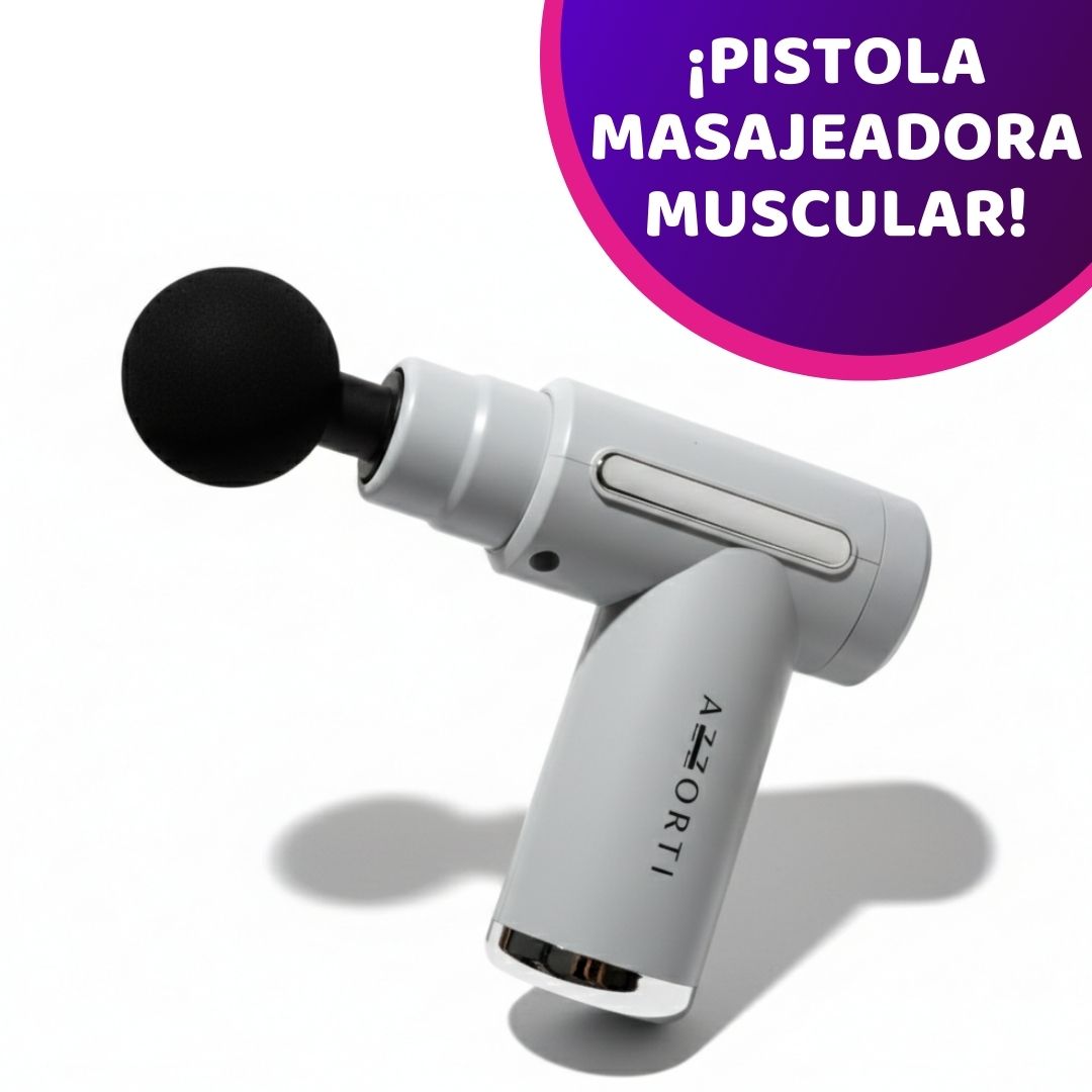 Pistola Masajeador Muscular Electrico USB-C