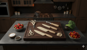 SET DE CUCHILLOS MAS ACCESORIOS X 6