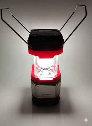 Linterna de Camping Natal, Recargable Solar, Multicarga, Salida USB