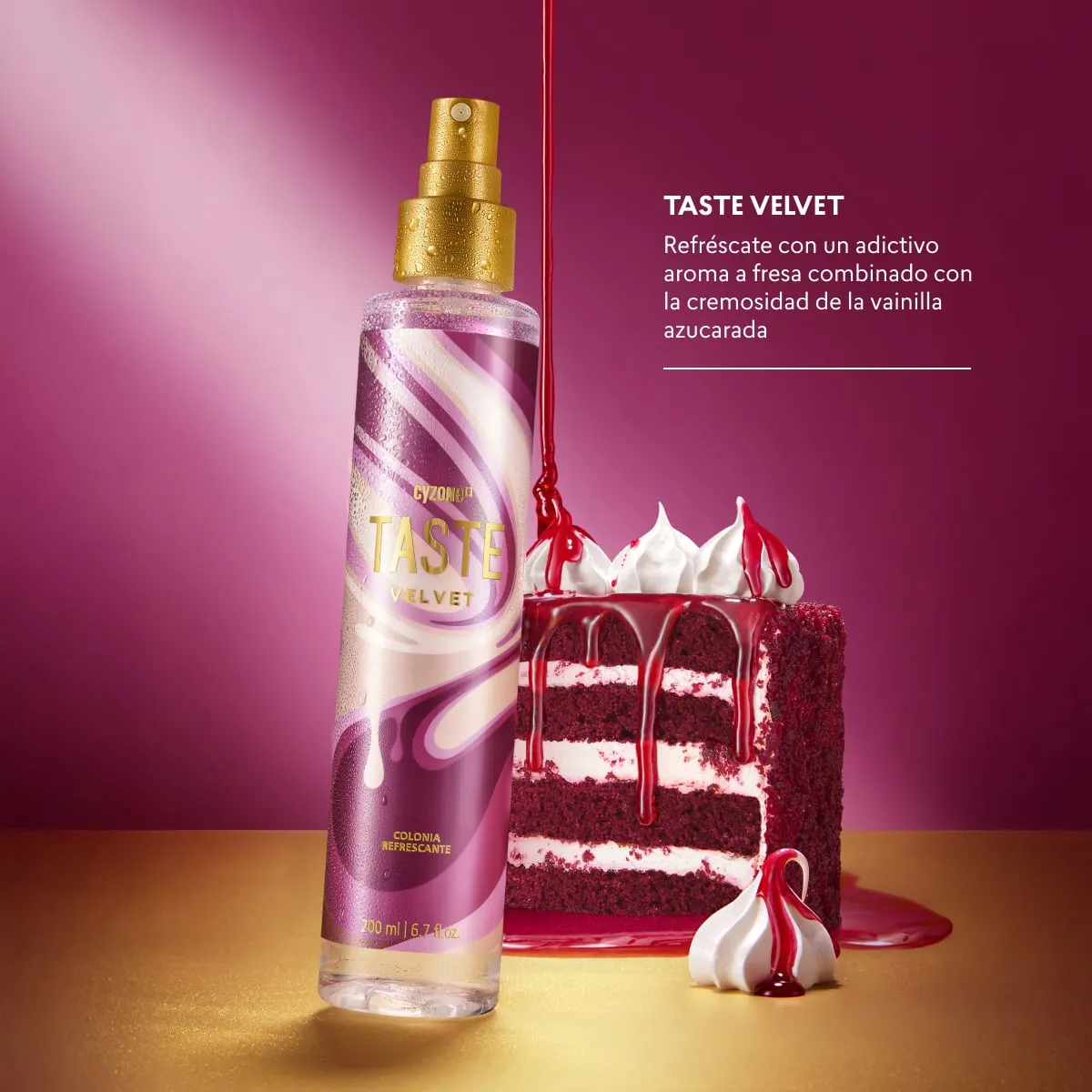 AGUA DE COLONIA TASTE VELVET