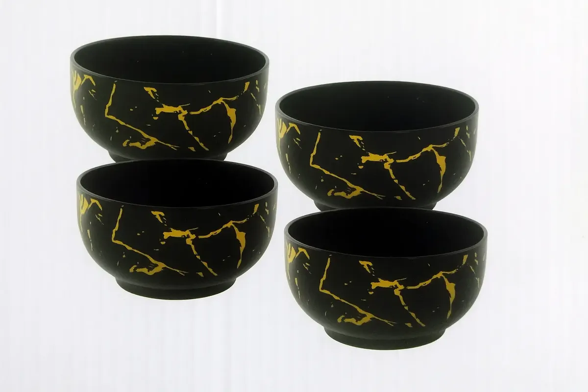 Set De Bowls Ceramica Aurum 450ml X4