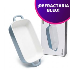 Refractaria Cerámica Gres Bleu 2L Horno Microondas Lavavajillas